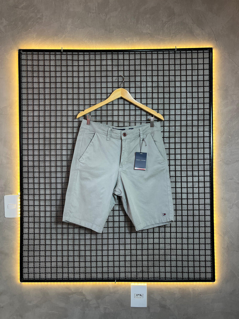 Bermuda Sarja Da Tommy Especial Cinza