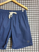 Short De Linho Básico Rogues Azul Marinho