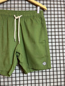 Short De Linho Básico Rogues Verde